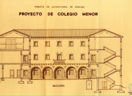 Colegio Menor Santa Mª de La Rábida. 1956