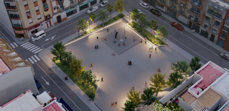 Nueva Plaza Pública en Viaplana