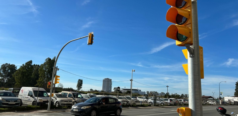 semáforo avenida italia