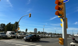 semáforo avenida italia